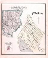 Township 8 South, Range 5 West,  Prairie, Rocher, Blair, Randolph County 1875